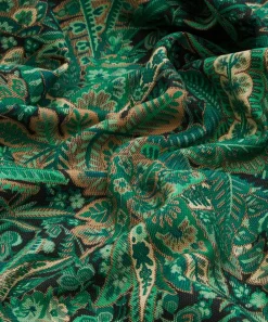 Liberty Interiors Furnishing Fabrics^Persian Voyage Amersham Linen-Blend in Jade