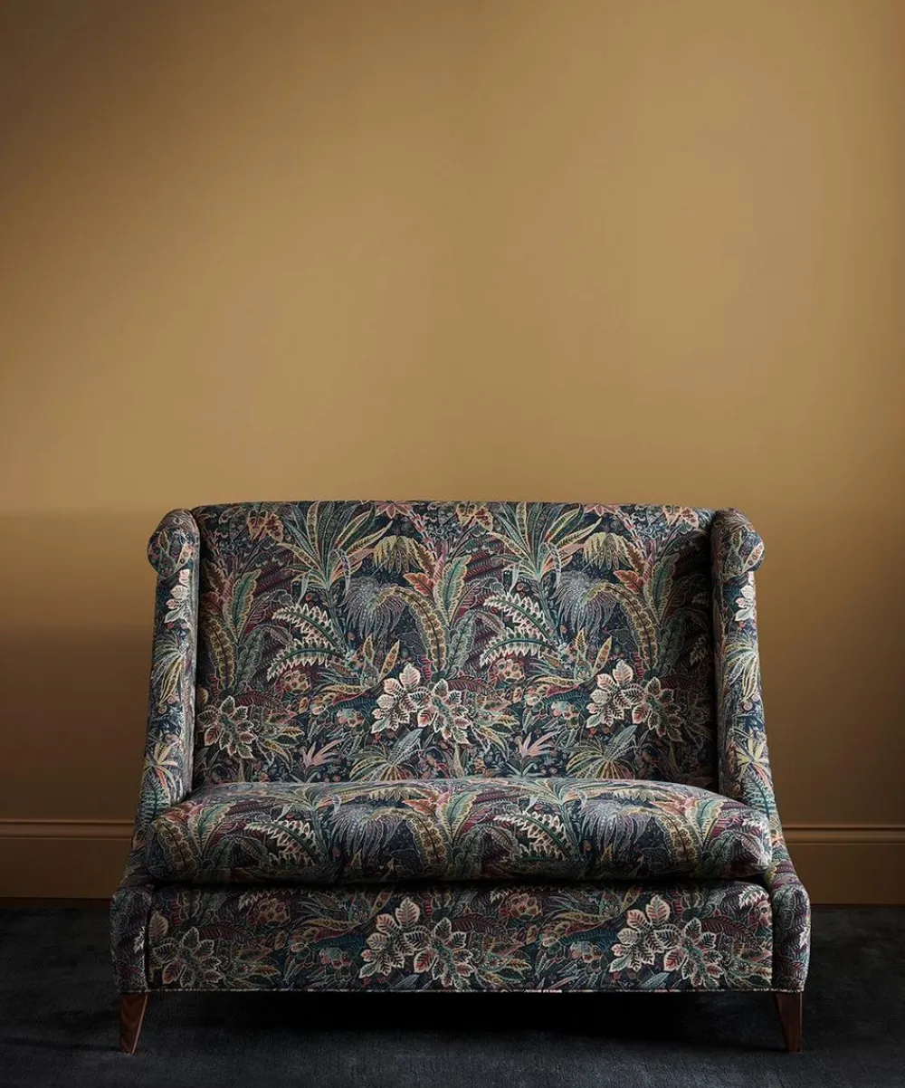 Liberty Interiors Furnishing Fabrics^Persian Voyage Amersham Linen-Blend in Lichen