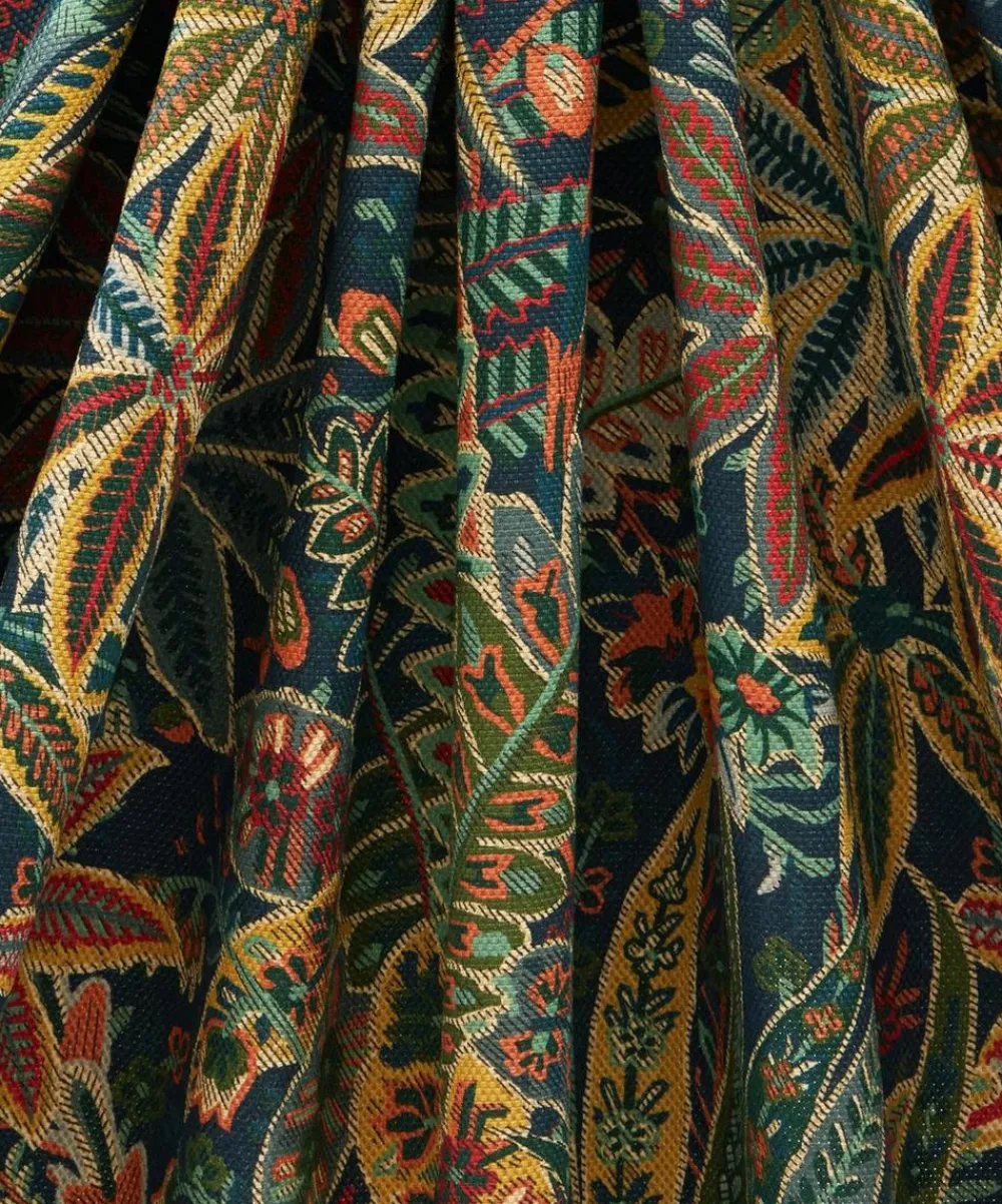 Liberty Interiors Furnishing Fabrics^Persian Voyage Amersham Linen-Blend in Lichen