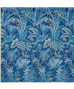 Liberty Interiors Furnishing Fabrics^Persian Voyage Majorelle in Lapis Stone – Outdoor