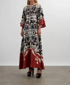La DoubleJ Dresses^Phoenix Placée Ivory Sorella Long Silk Dress