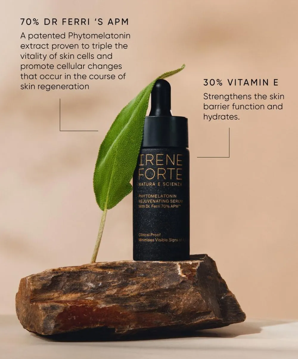 Irene Forte Facial Serums & Oils^Phytomelatonin Rejuvenating Serum with Dr. Ferri’s 70% APM 15ml