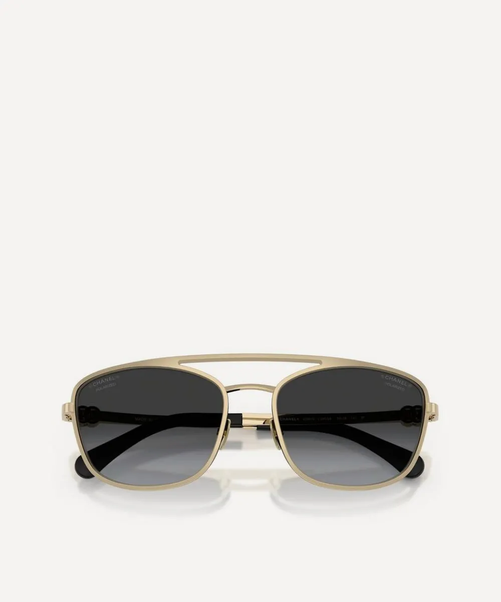 CHANEL Sunglasses & Glasses^Pilot Sunglasses