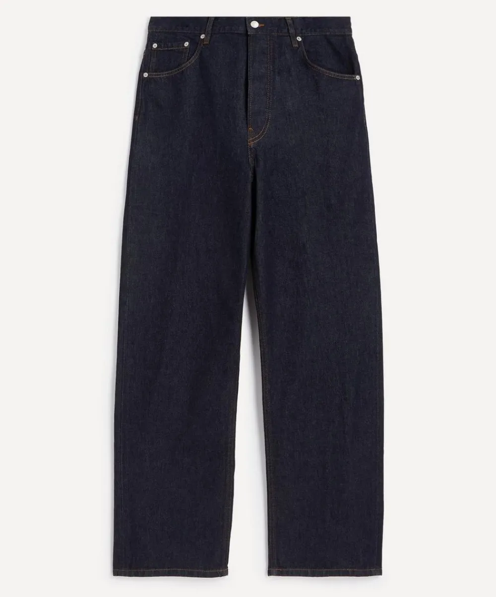 Dries Van Noten Trousers^Pine Straight-Cut Denim Jeans