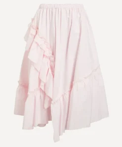 YMC Skirts^Pink Draped Skirt
