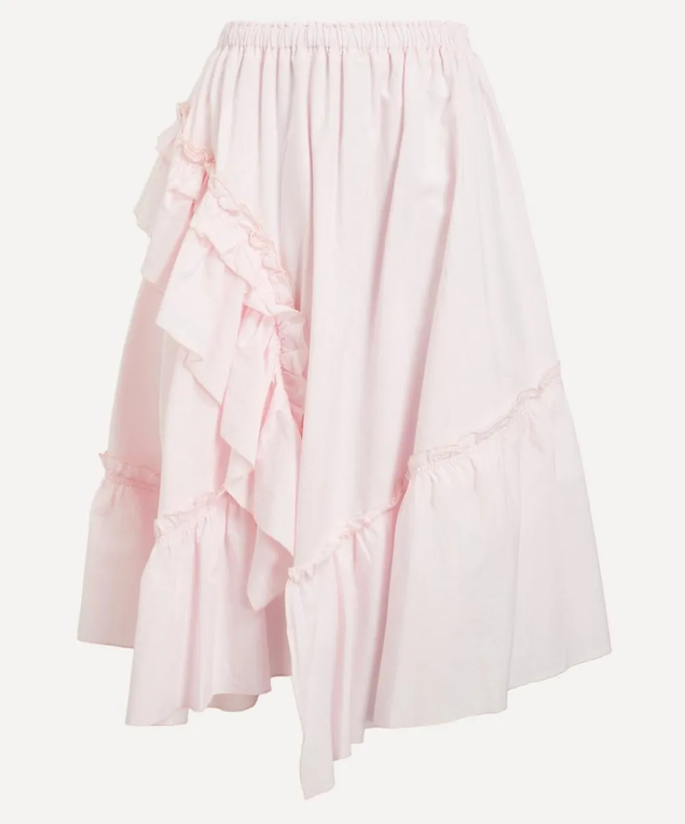 YMC Skirts^Pink Draped Skirt