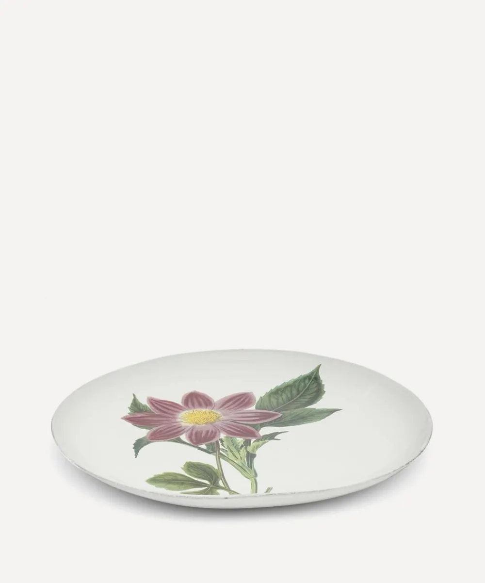 Astier de Villatte Tableware^Pink Flower Dinner Plate