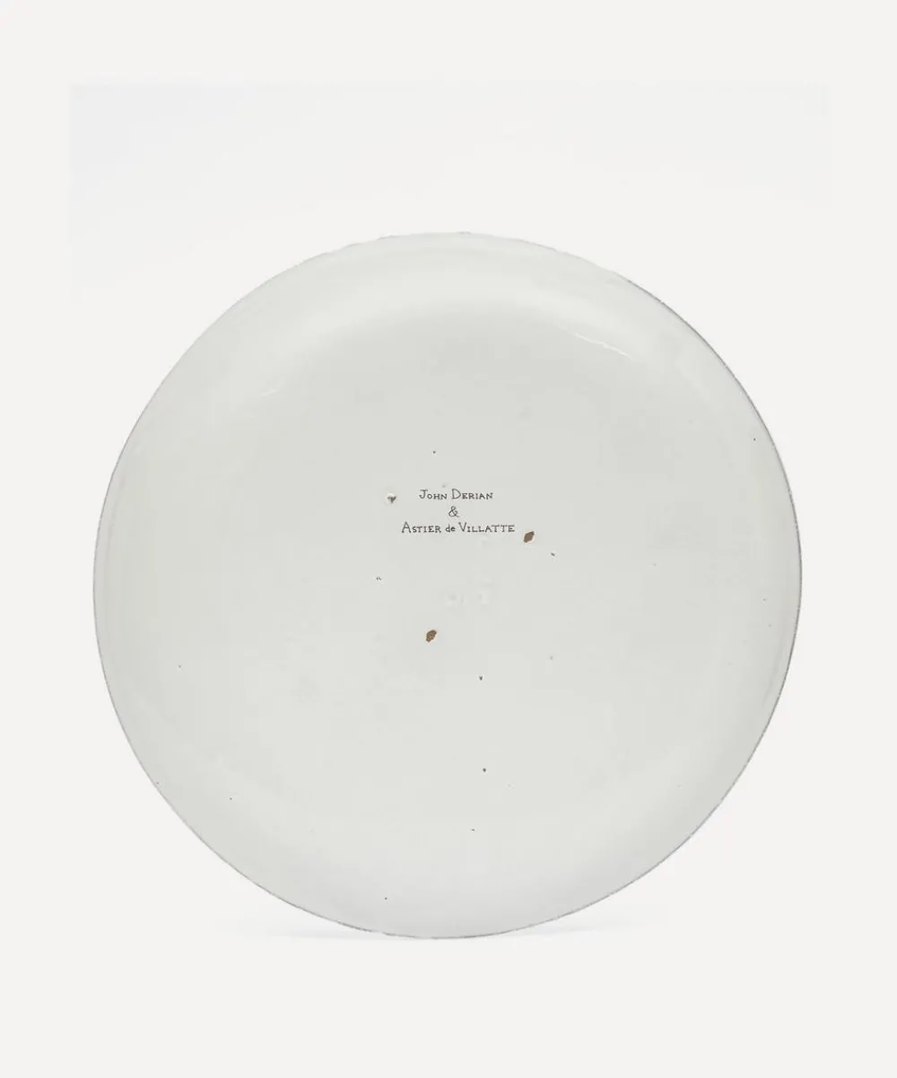 Astier de Villatte Tableware^Pink Flower Dinner Plate