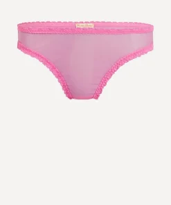 Fruity Booty Lingerie^Pink Moss Mesh Briefs