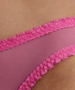 Fruity Booty Lingerie^Pink Moss Mesh Briefs
