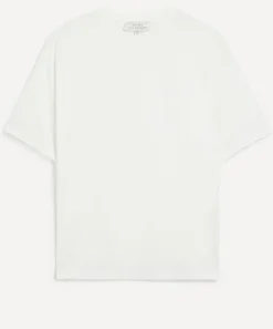 Studio Nicholson Tops^Piu Optic White Oversized T-Shirt