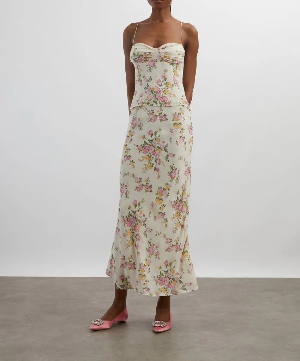 Reformation Tops^Pixie Posy Top