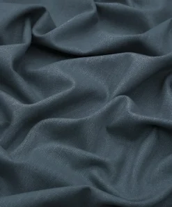 Liberty Interiors Furnishing Fabrics^Plain Lustre Linen in Pewter Blue