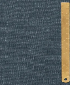 Liberty Interiors Furnishing Fabrics^Plain Lustre Linen in Pewter Blue