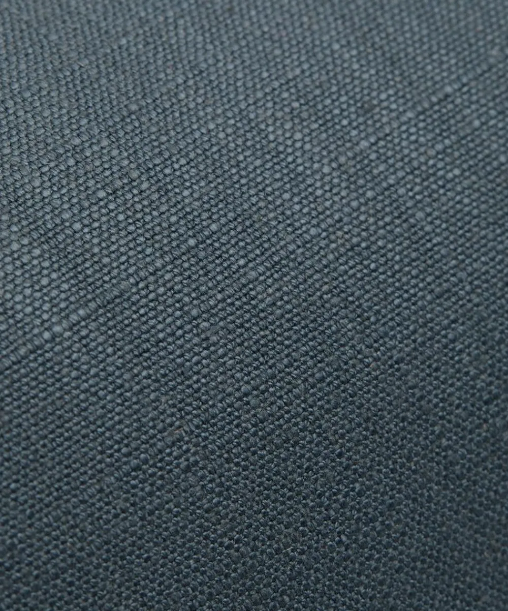 Liberty Interiors Furnishing Fabrics^Plain Lustre Linen in Pewter Blue