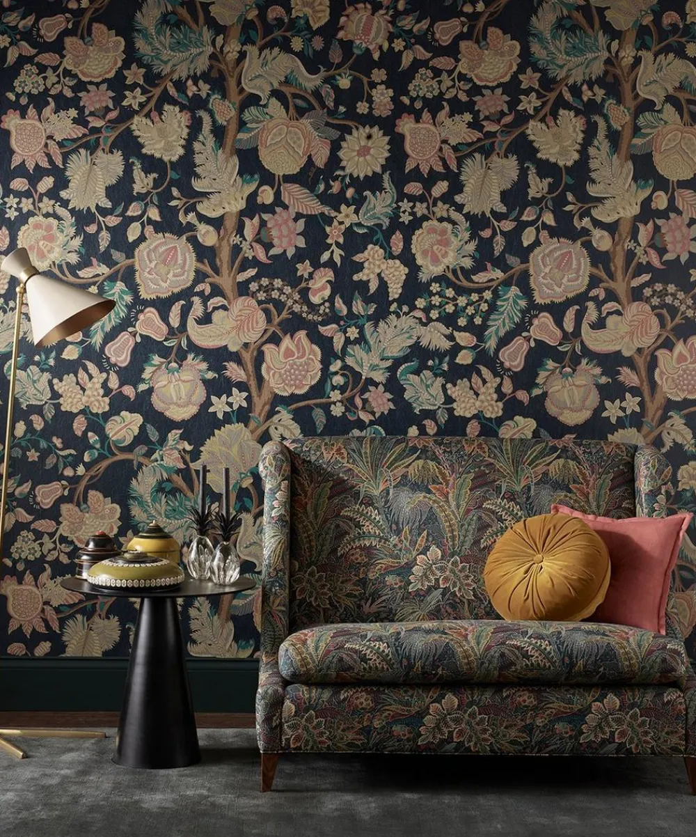 Liberty Interiors Furnishing Fabrics^Plain Lustre Linen in Slipper