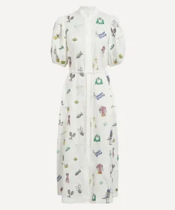 ALÉMAIS Dresses^Play Embroidered Shirt Dress