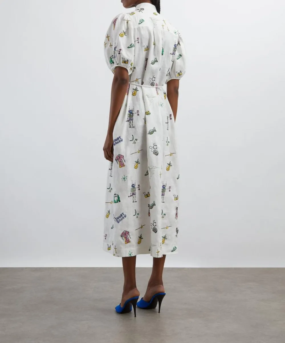 ALÉMAIS Dresses^Play Embroidered Shirt Dress