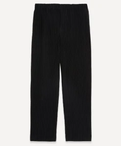 Homme Plisse Issey Miyake Trousers^Pleated Straight Leg Trousers