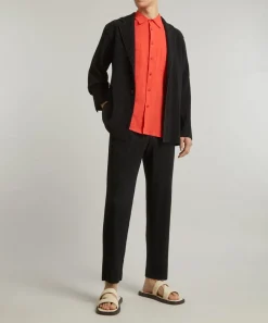 Homme Plisse Issey Miyake Trousers^Pleated Straight Leg Trousers