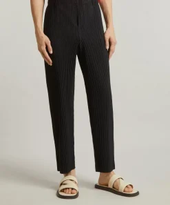 Homme Plisse Issey Miyake Trousers^Pleated Straight Leg Trousers