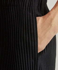 Homme Plisse Issey Miyake Trousers^Pleated Straight Leg Trousers