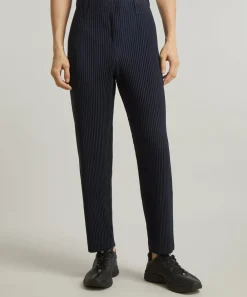 Homme Plisse Issey Miyake Trousers^Pleated Straight Leg Trousers
