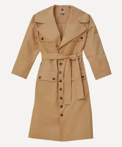 FARM Rio Coats & Jackets^Pockets Over Nude Trench Coat