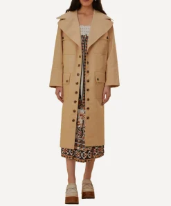 FARM Rio Coats & Jackets^Pockets Over Nude Trench Coat