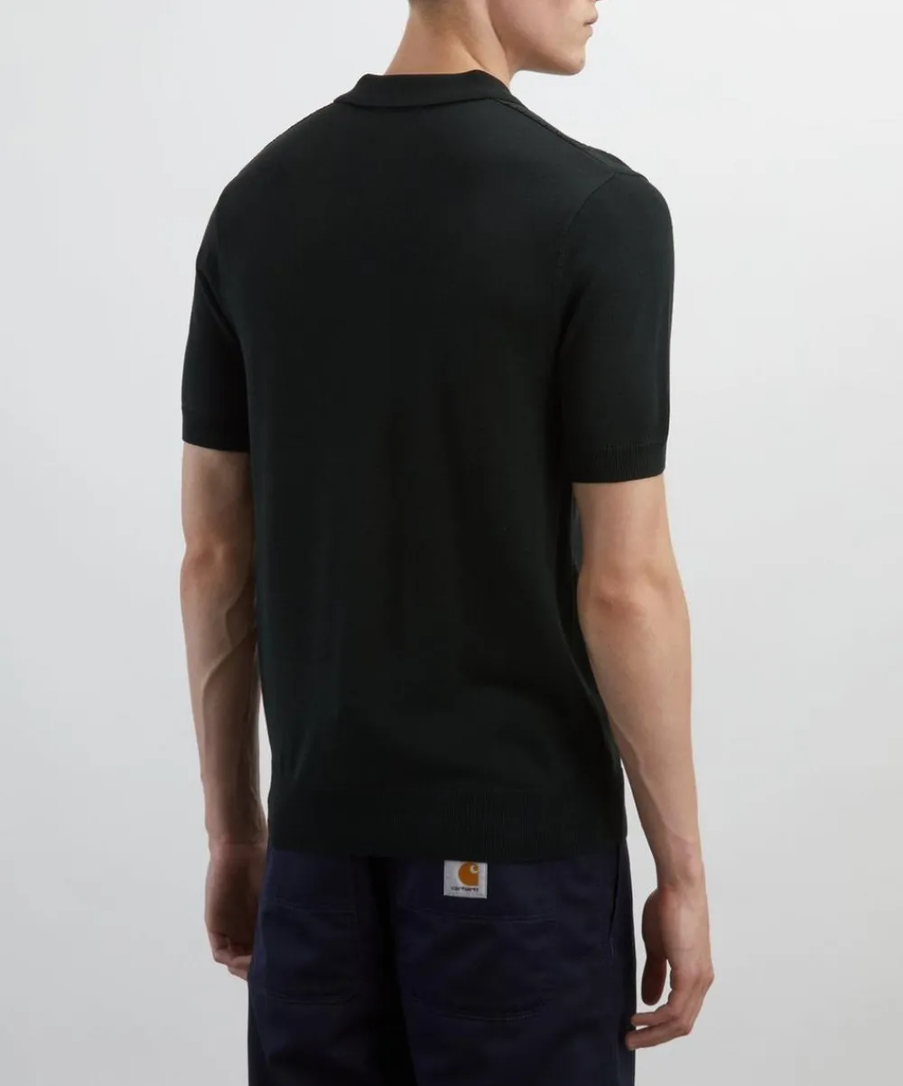 Fred Perry Shirts^Pointelle Panel Knitted Shirt