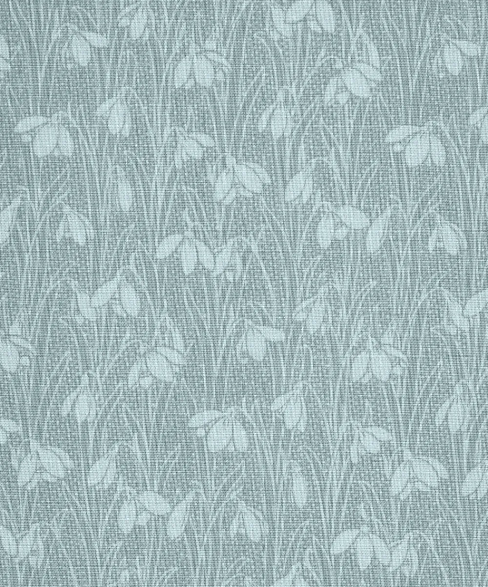 Liberty Fabrics Cotton For Quilting^Polar Grey Snowdrop Spot Lasenby Quilting Cotton