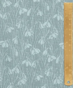 Liberty Fabrics Cotton For Quilting^Polar Grey Snowdrop Spot Lasenby Quilting Cotton