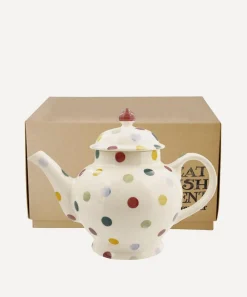 Emma Bridgewater Glass & Drinksware^Polka Dot Boxed Four Mug Teapot