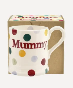 Emma Bridgewater Mugs^Polka Dot Mummy Half-Pint Mug