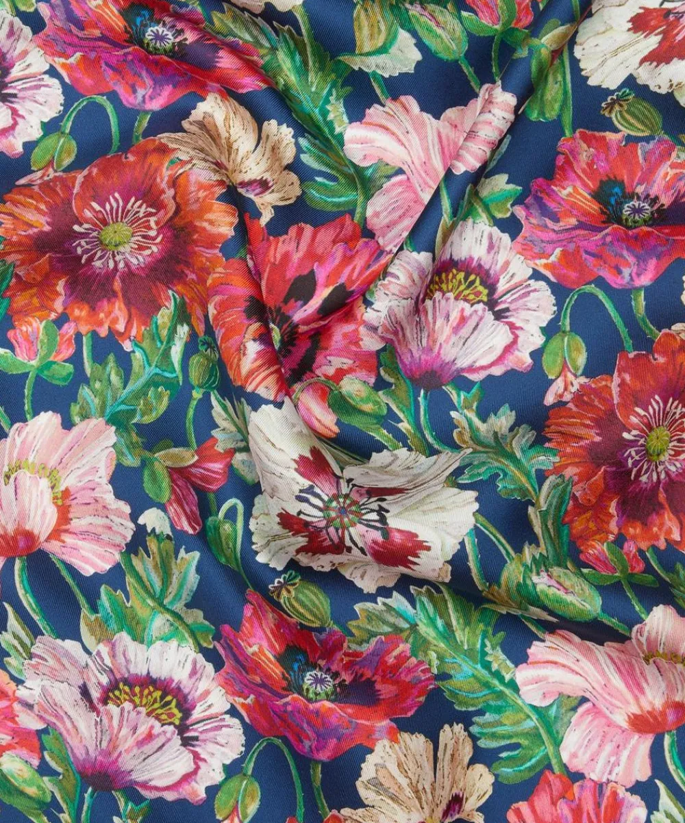 Liberty Fabrics Monument Twill|Classic Silks^Poppy Amelie Silk Twill