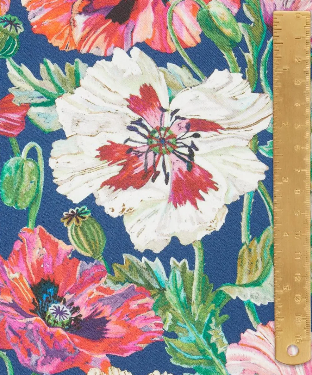 Liberty Fabrics Monument Twill|Classic Silks^Poppy Amelie Silk Twill