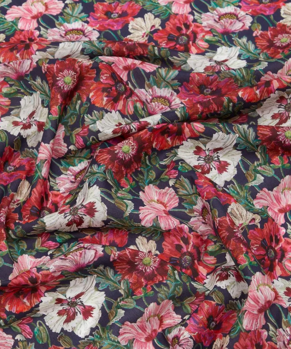 Liberty Fabrics Classic Tana Lawn|Tana Lawn™ Cotton^Poppy Amelie Tana Lawn™ Cotton