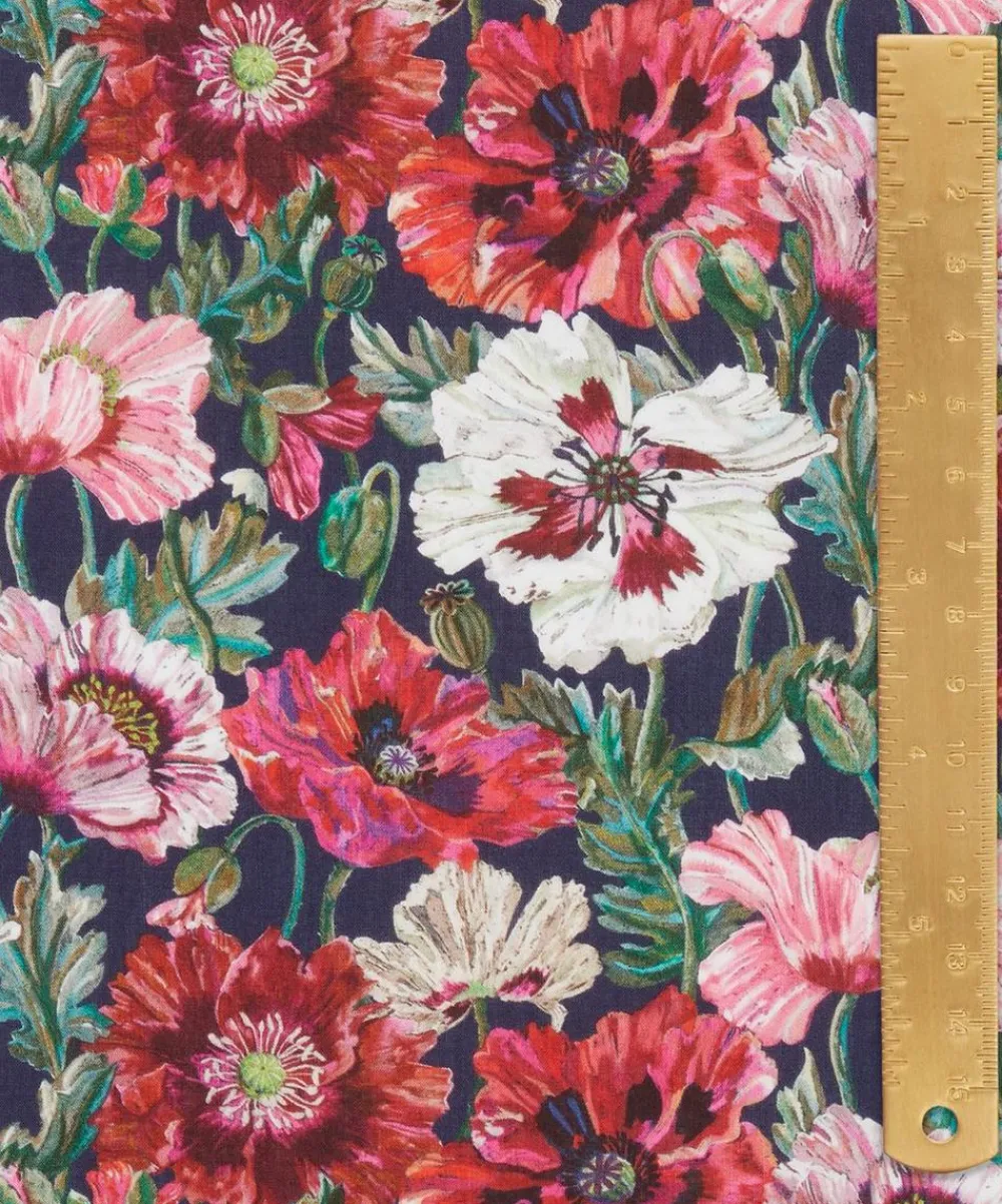 Liberty Fabrics Classic Tana Lawn|Tana Lawn™ Cotton^Poppy Amelie Tana Lawn™ Cotton