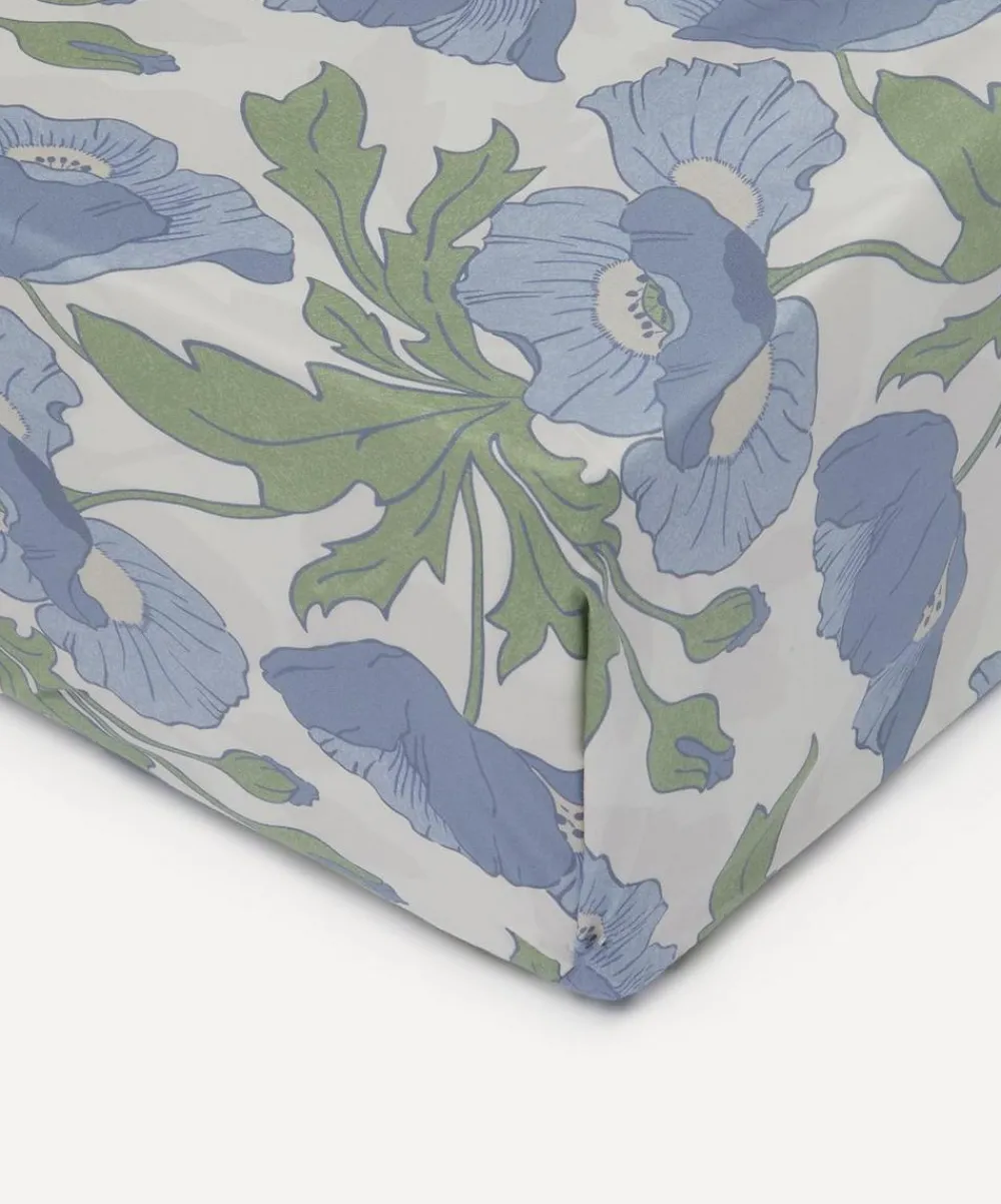 Liberty Bedding|Bedroom^Poppy Butterfield Cotton Sateen King Fitted Sheet
