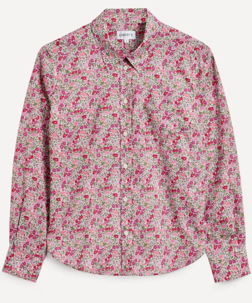 Liberty Tops^Poppy Forest Fitted Tana Lawn™ Cotton Shirt