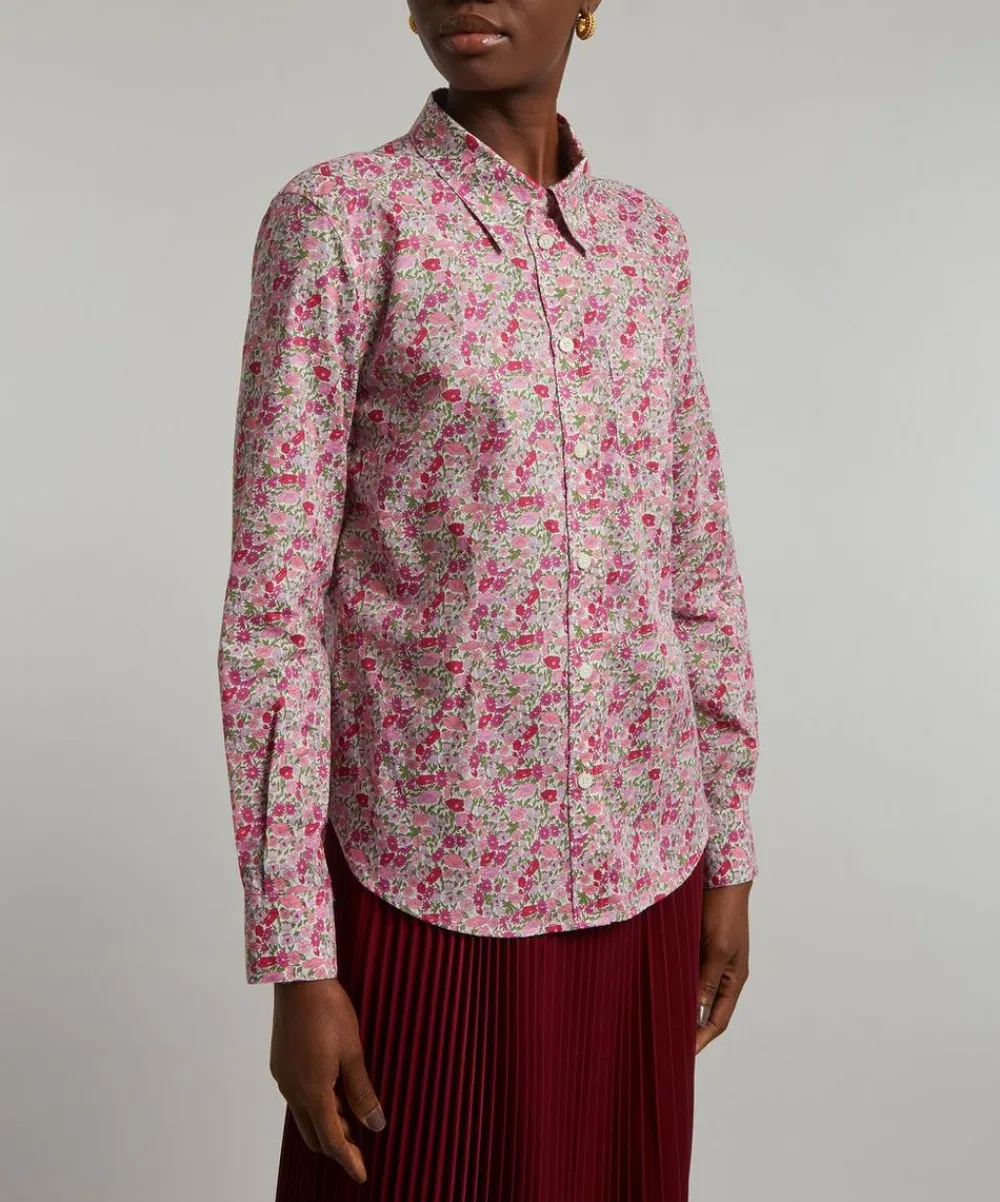 Liberty Tops^Poppy Forest Fitted Tana Lawn™ Cotton Shirt