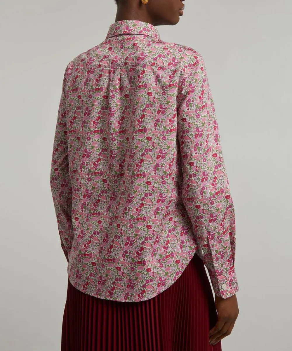 Liberty Tops^Poppy Forest Fitted Tana Lawn™ Cotton Shirt