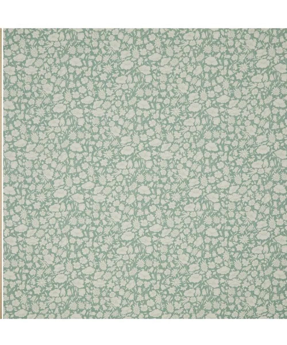 Liberty Interiors Furnishing Fabrics^Poppy Grace Cotton in Salvia