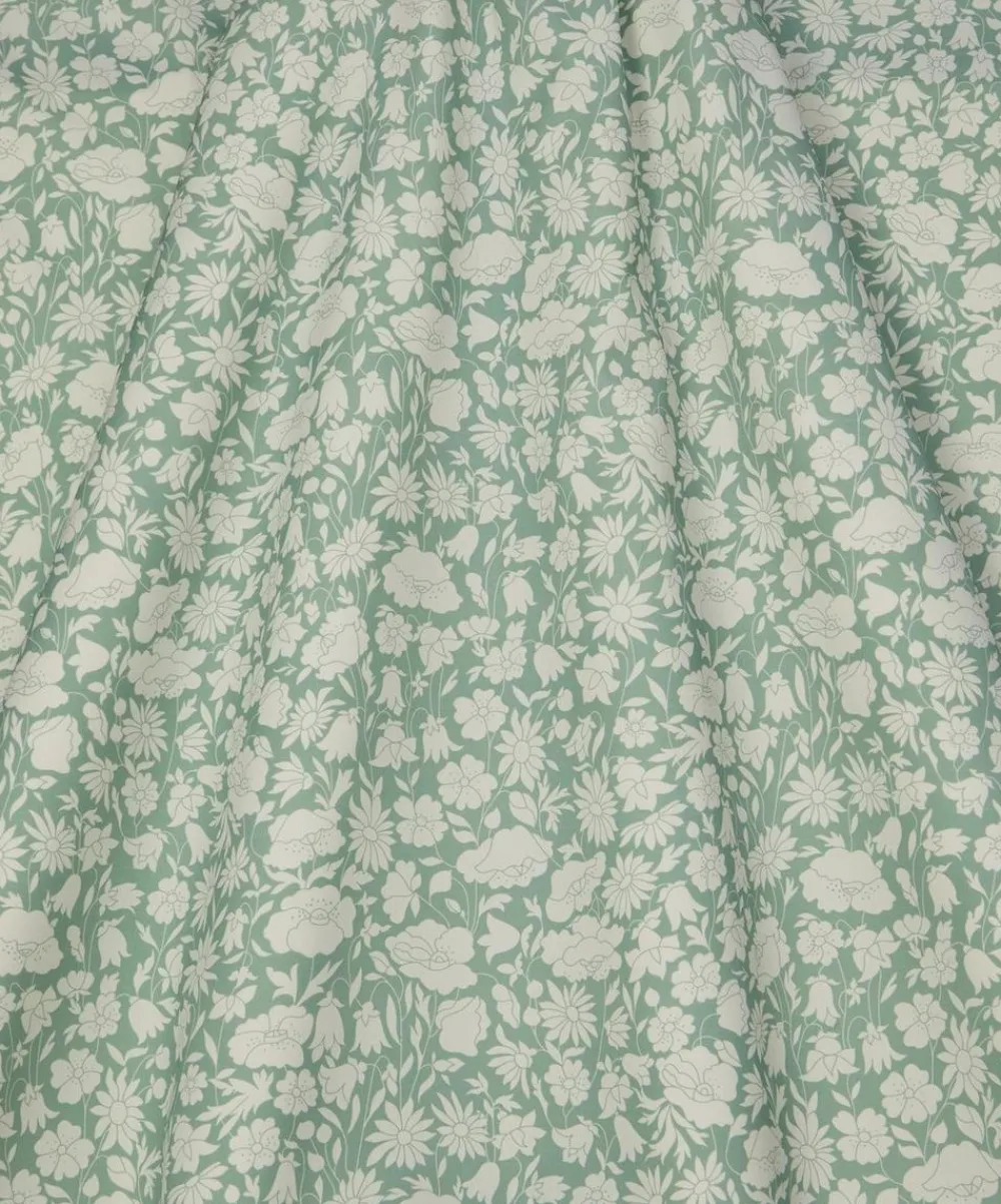 Liberty Interiors Furnishing Fabrics^Poppy Grace Cotton in Salvia