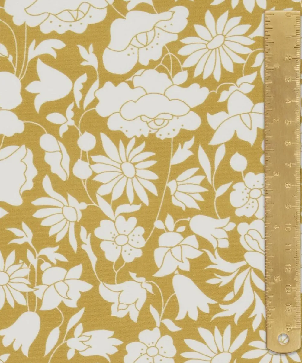 Liberty Interiors Furnishing Fabrics^Poppy Grace Cotton in Yarrow
