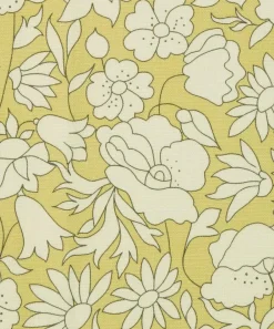 Liberty Interiors Furnishing Fabrics^Poppy Meadow Landsdowne Linen in Fennel