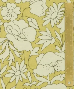 Liberty Interiors Furnishing Fabrics^Poppy Meadow Landsdowne Linen in Fennel