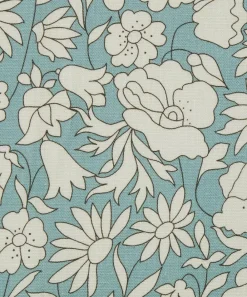 Liberty Interiors Furnishing Fabrics^Poppy Meadow Landsdowne Linen in Lichen
