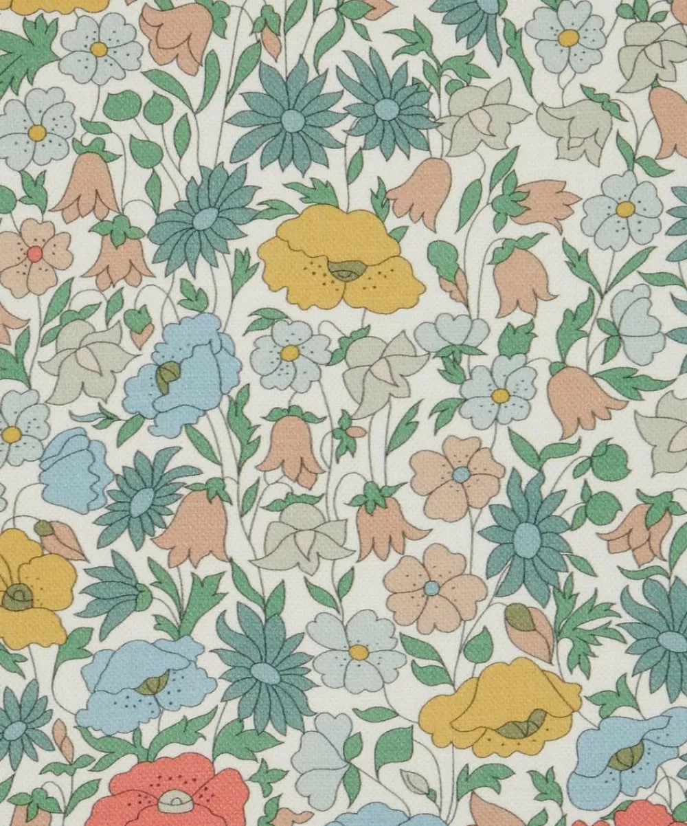 Liberty Interiors Furnishing Fabrics^Poppy Meadowfield Cotton in Lichen