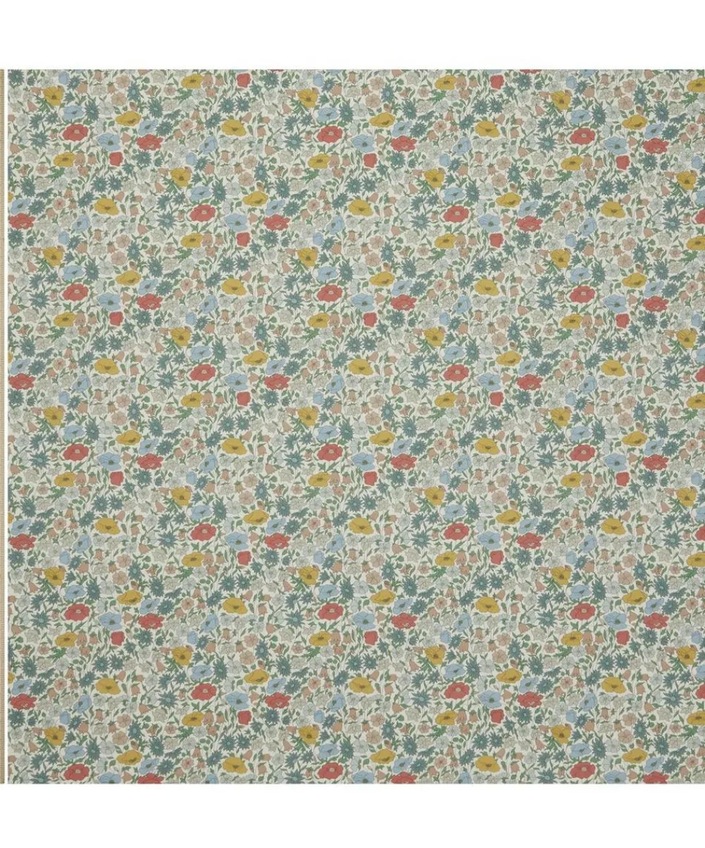 Liberty Interiors Furnishing Fabrics^Poppy Meadowfield Cotton in Lichen
